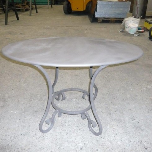 Table métal fer forge